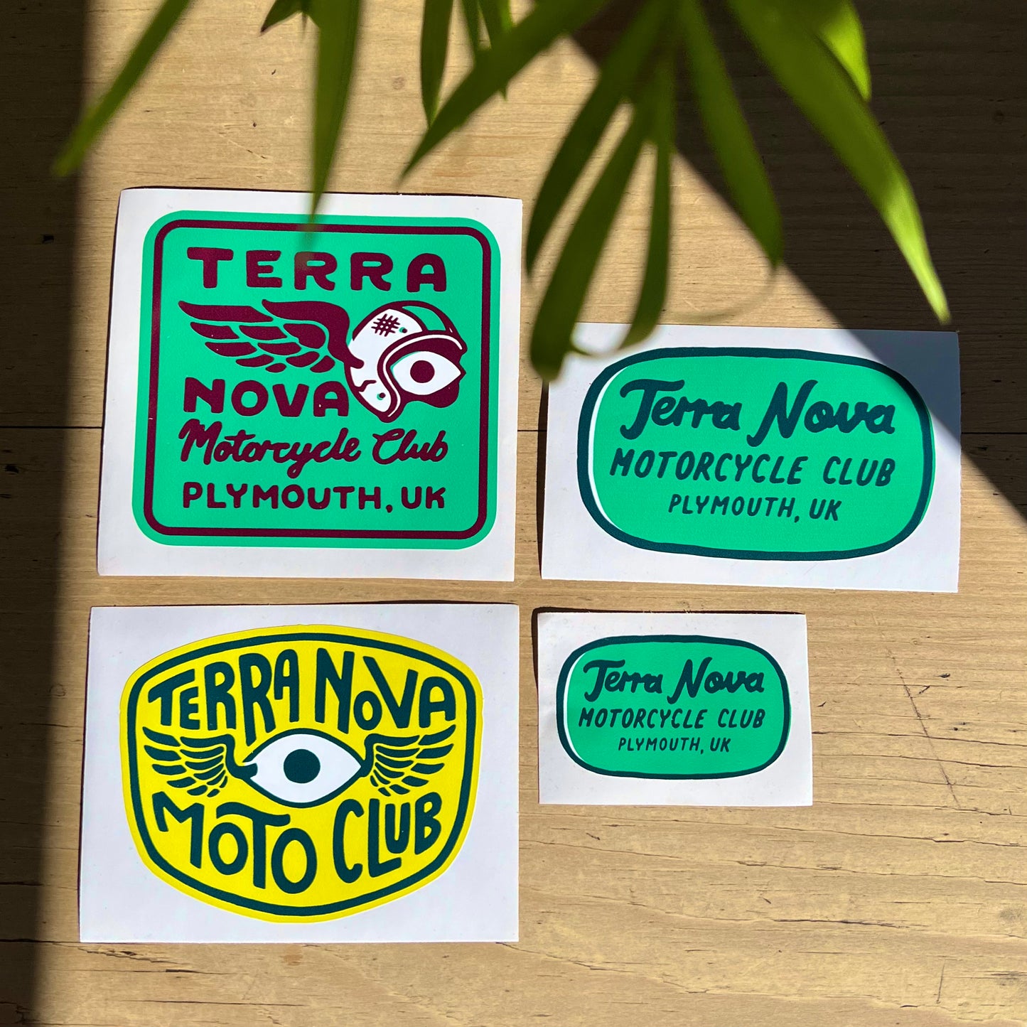 Terra Nova Stickers Pack Moto Club Plymouth