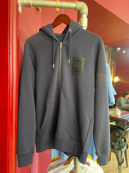 Terra Nova Grey-Blue Zip Hoodie